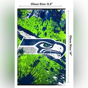 Seattle Seahawks Poster 8:5x14in